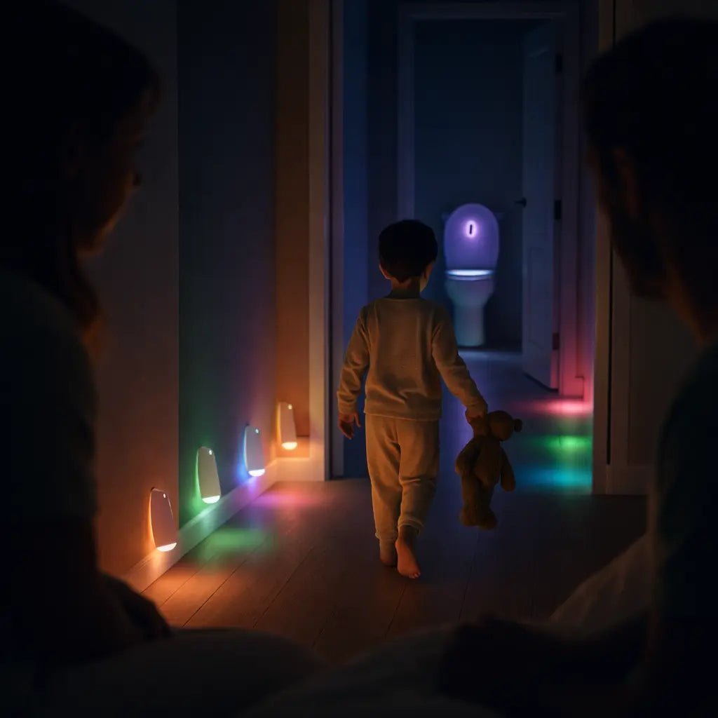 Chemin de lumière - Aurore boréale - La boutique Arc-en-Nuit